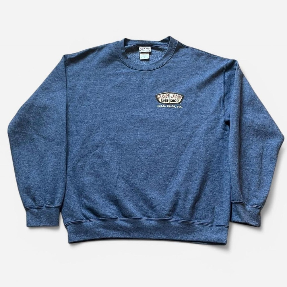 Men's Blue Ron Jon Surf Shop Crewneck Sweater